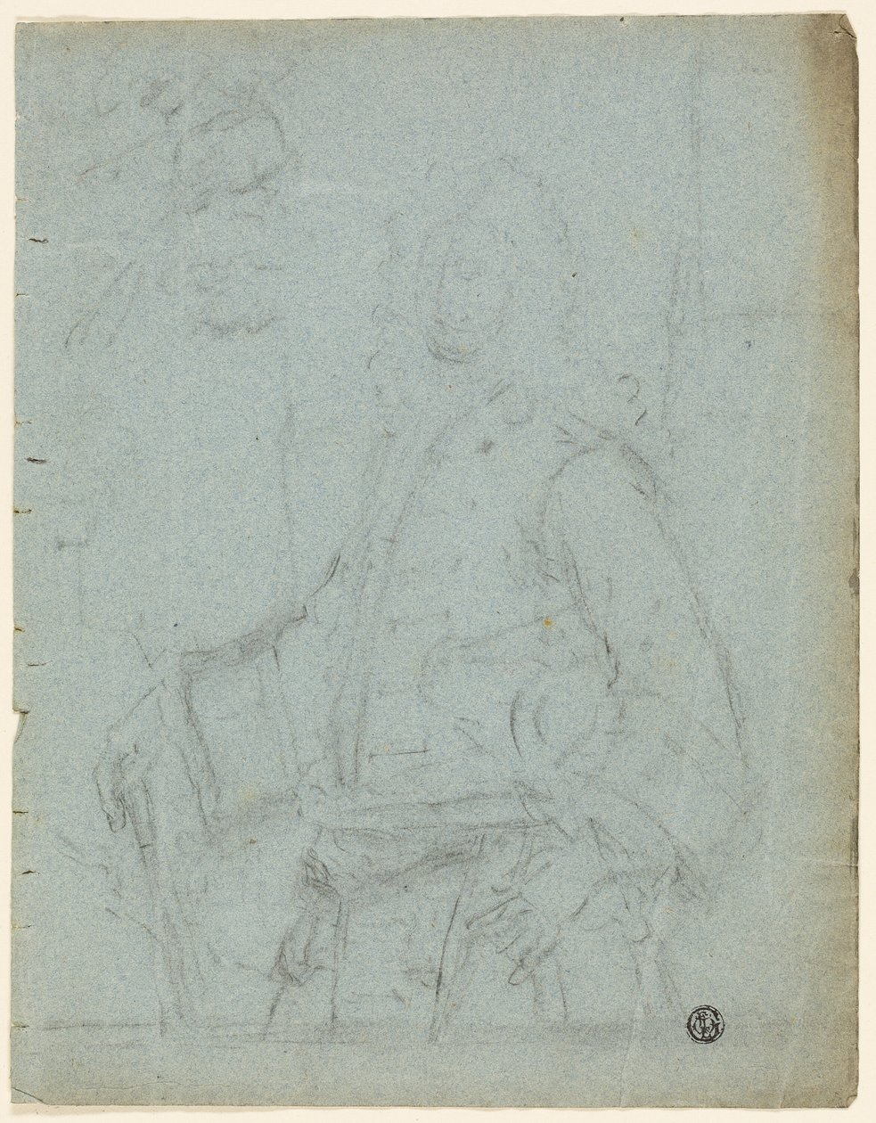 Retrato de um homem de William Hoare