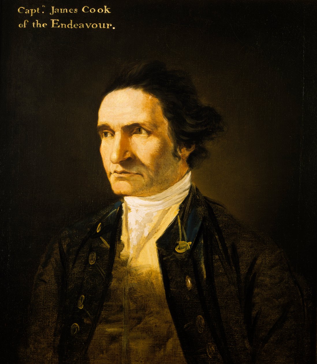 Capitão James Cook (1728-1779) de William Hodges