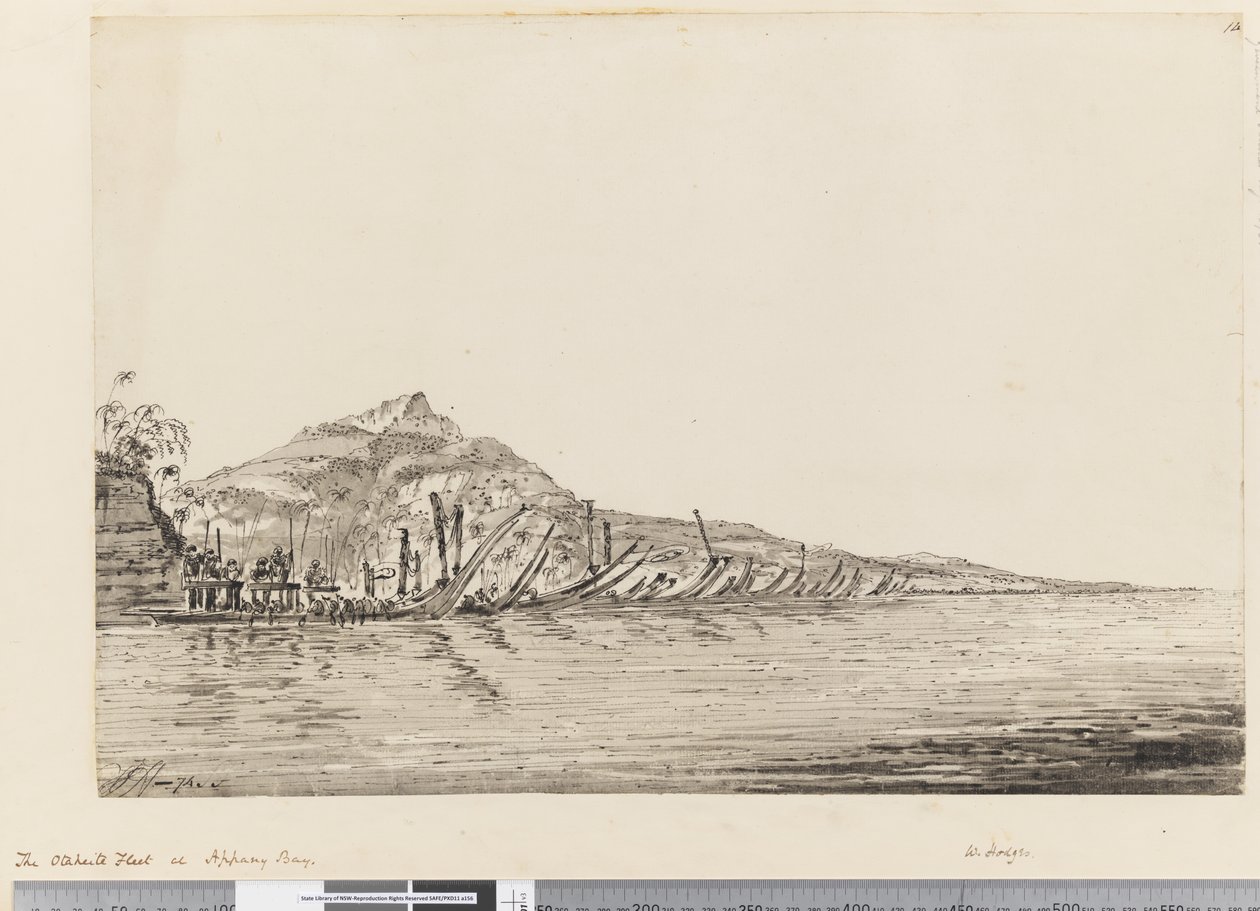 Página 14 A frota de Otaheite em Appany Bay de William Hodges