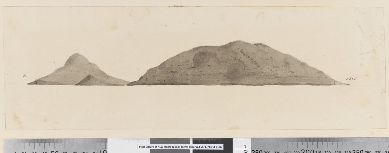 Página 25b/d Perfil da ilha não identificada de William Hodges
