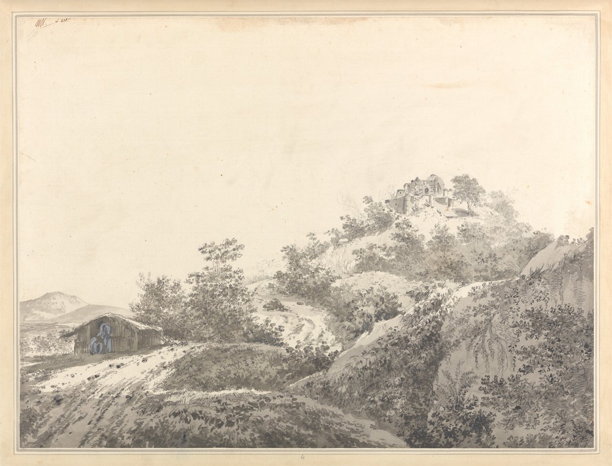 A passagem da ravina de Sicri [Sakrigali] desde Bengala, entrando na província de Bahar [Bihar] de William Hodges