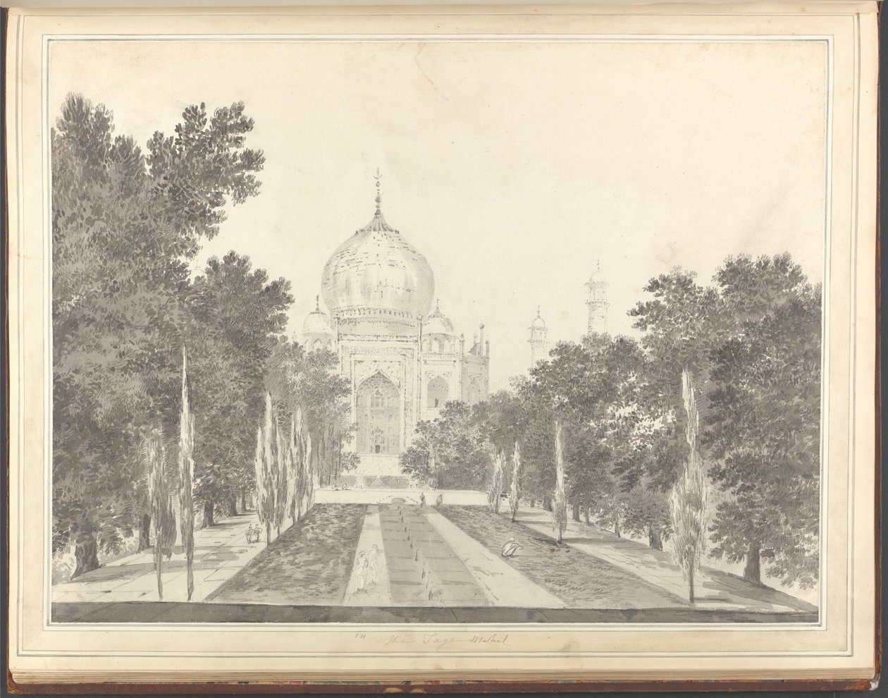 O Taj Mahal de William Hodges