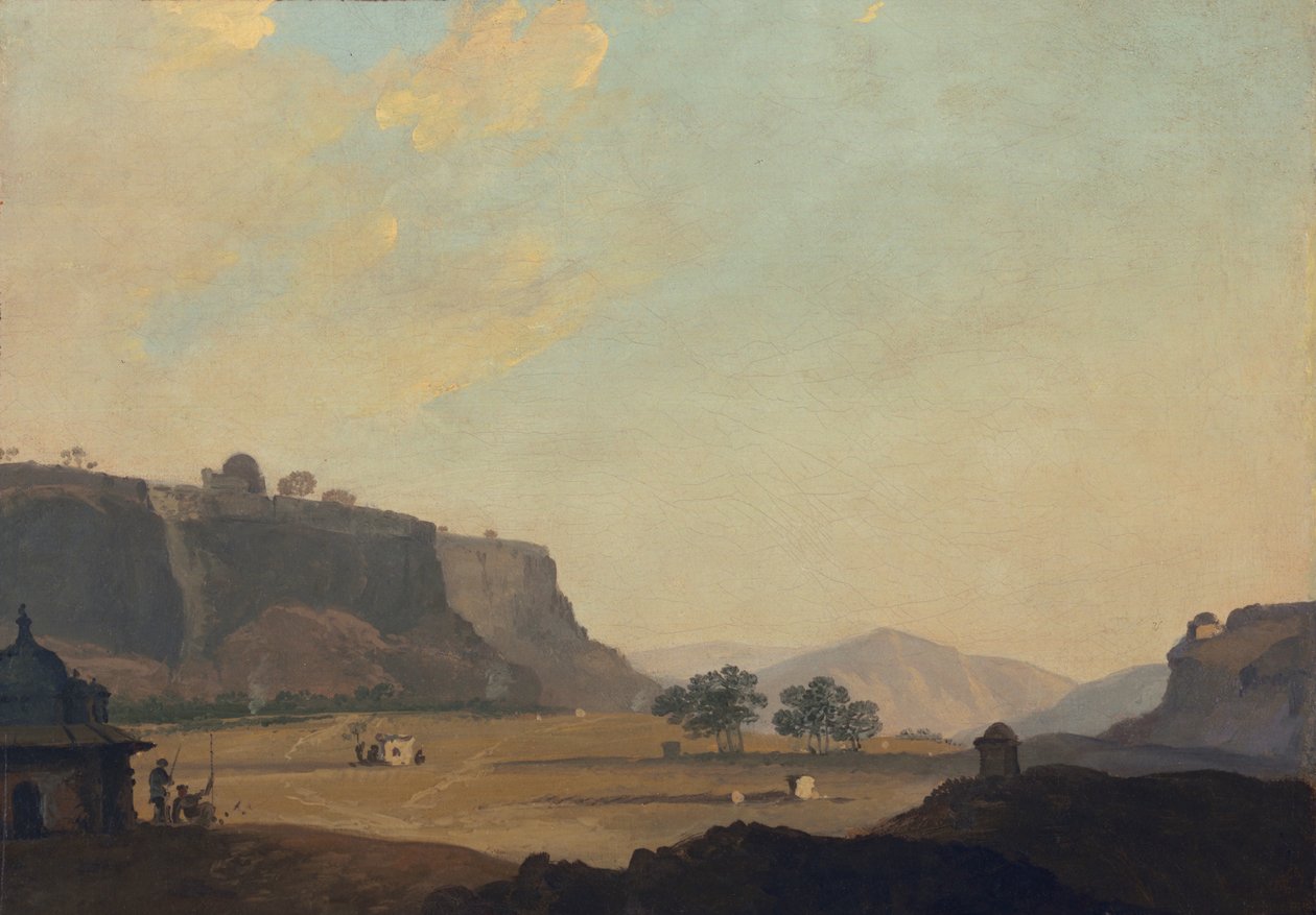 Veja perto de Fort Gwalior, Índia, c.1783 de William Hodges
