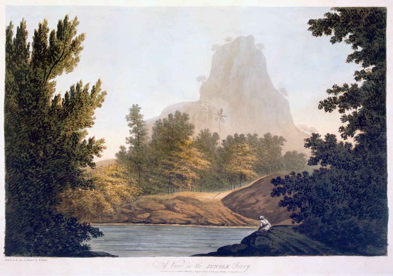Vista da Selva, 1788 (aquatinta) de William Hodges
