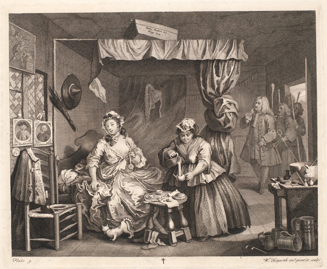O progresso de uma prostituta de William Hogarth