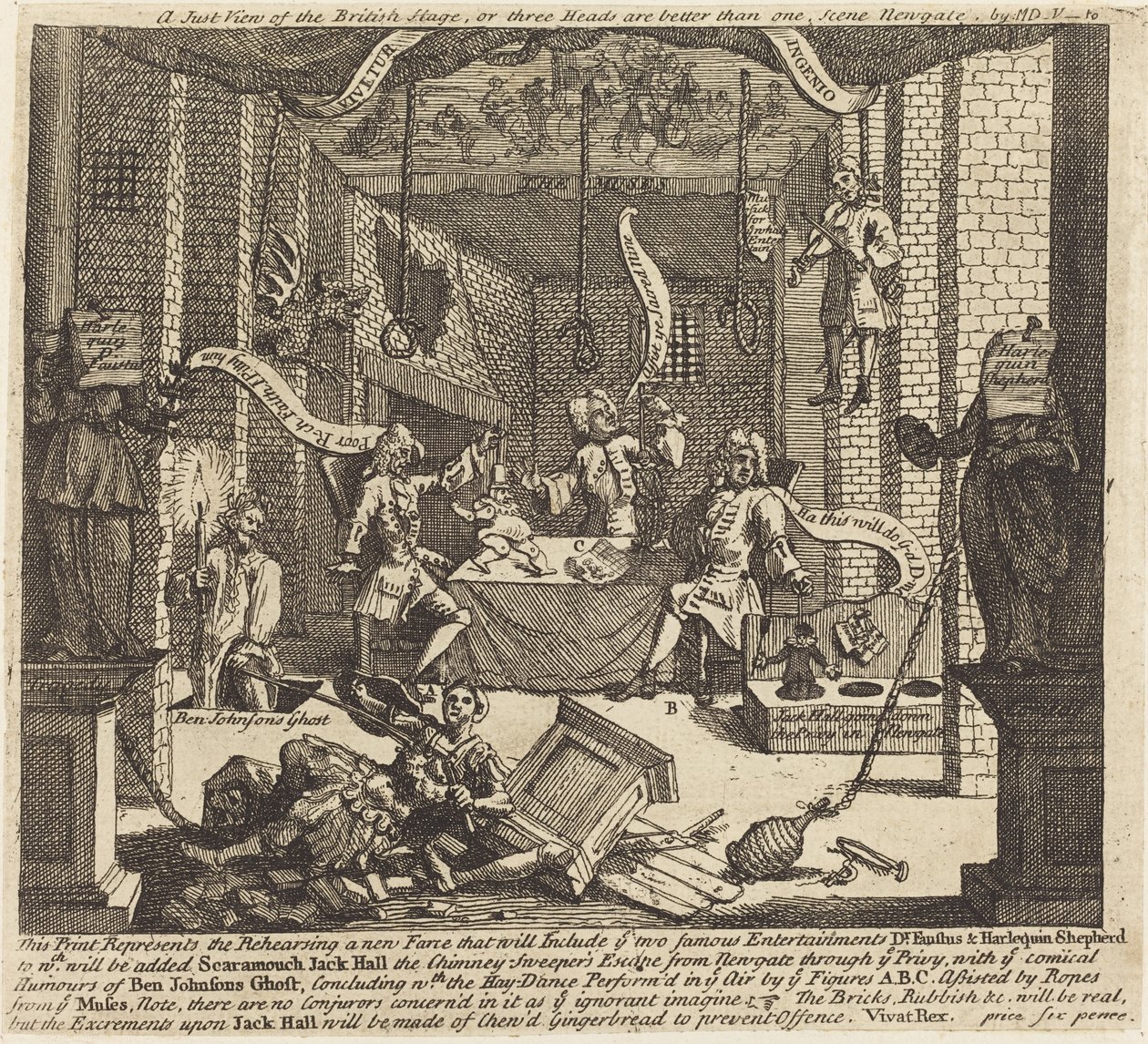 Uma visão justa do palco britânico de William Hogarth