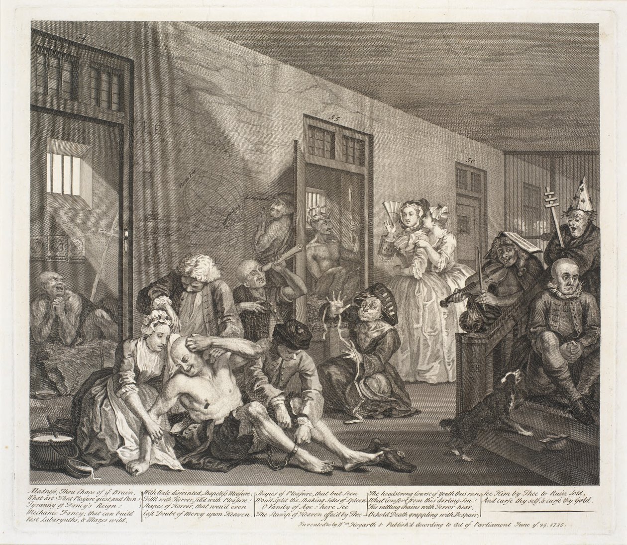 O progresso de um ancinho de William Hogarth
