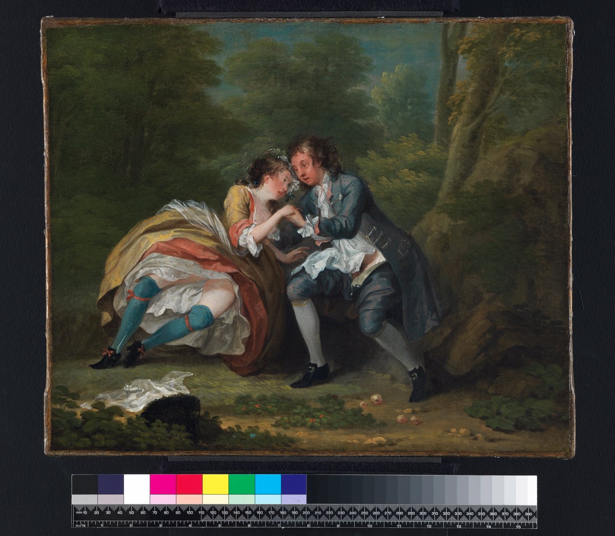 Depois, c.1730-31 (óleo sobre tela) de William Hogarth