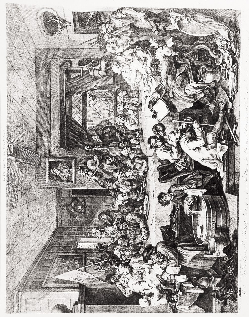 An Election Entertainment, Plate I, 24 de fevereiro de William Hogarth