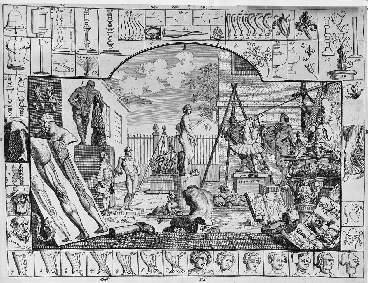 Análise da Beleza, Placa 1, 1753 de William Hogarth