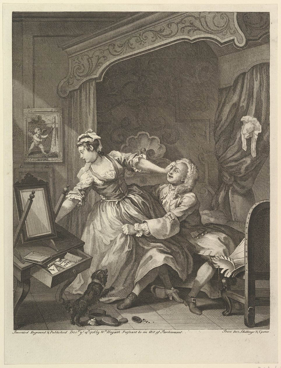 Antes de 15 de dezembro de 1736. de William Hogarth
