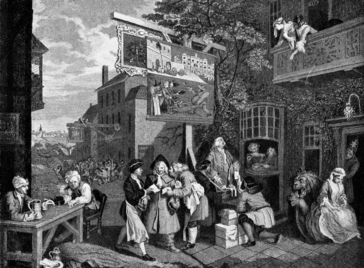Pesquisa de votos, 1757 de William Hogarth