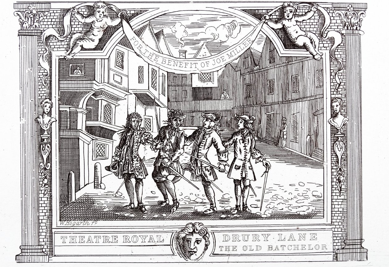 Comédia com o médico simulado em benefício do autor da farsa de William Hogarth