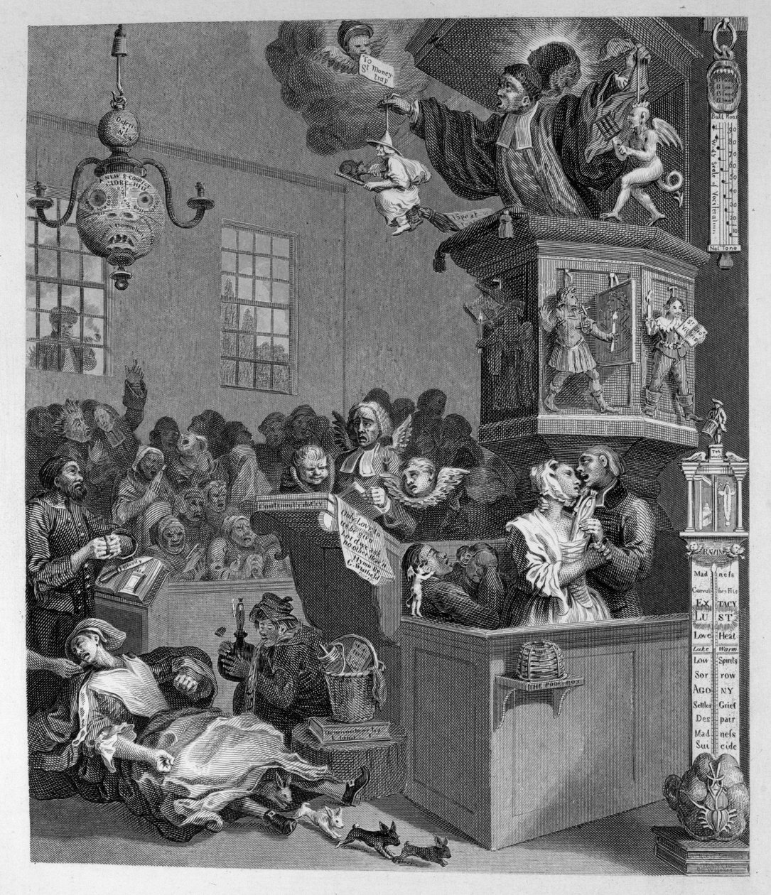 Credulidade, Superstição e Fanatismo de William Hogarth
