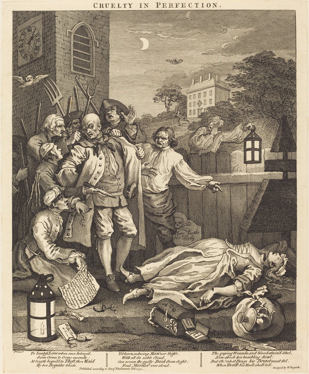 Crueldade em Perfeição de William Hogarth