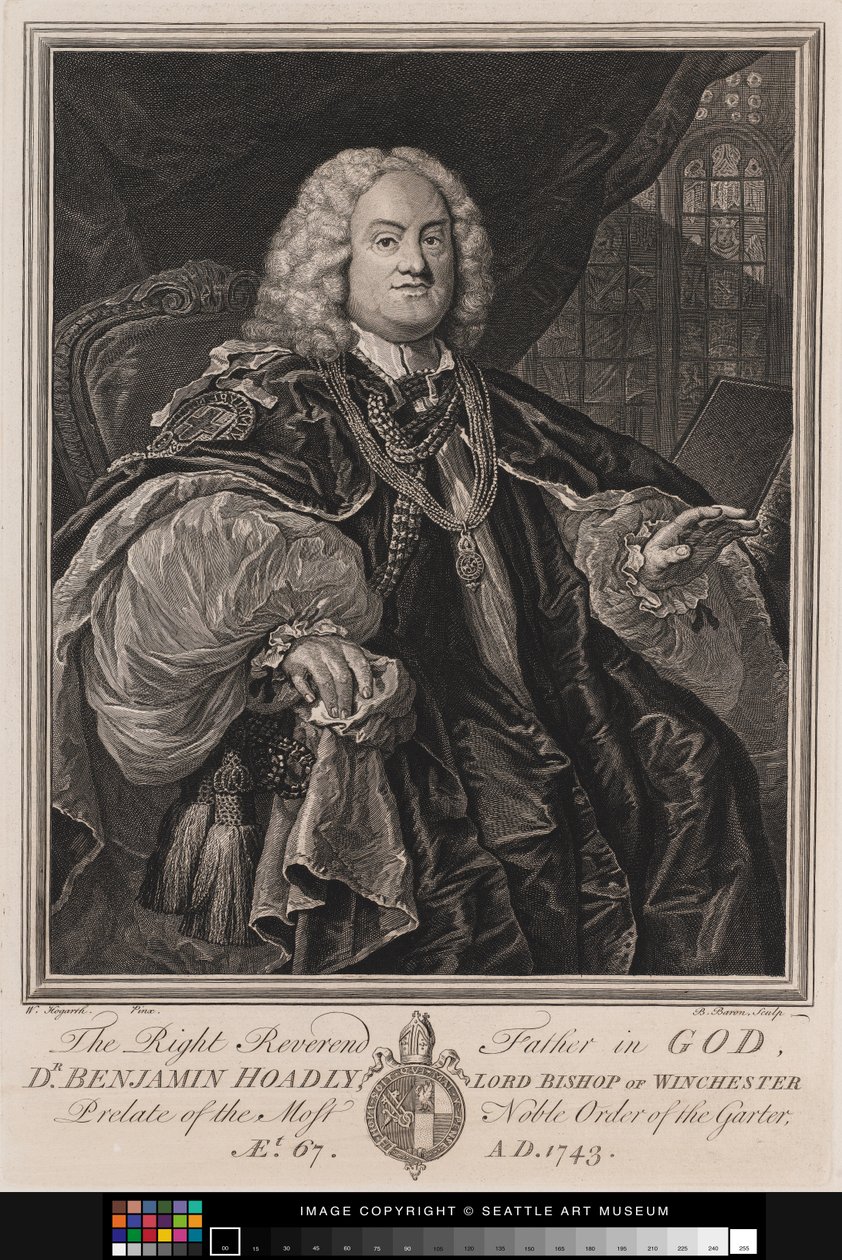 Dr. Benjamin Headly de William Hogarth