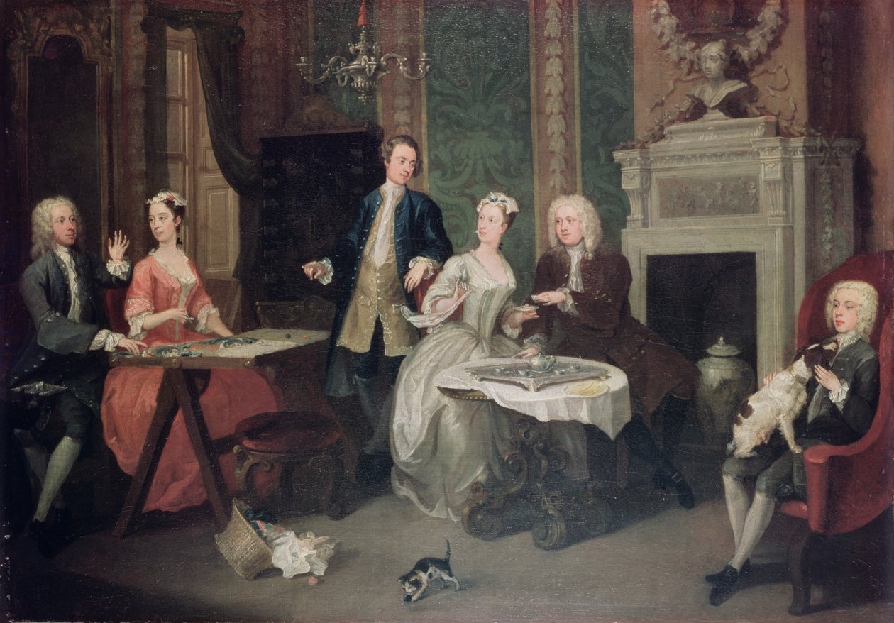 Festa Familiar de William Hogarth