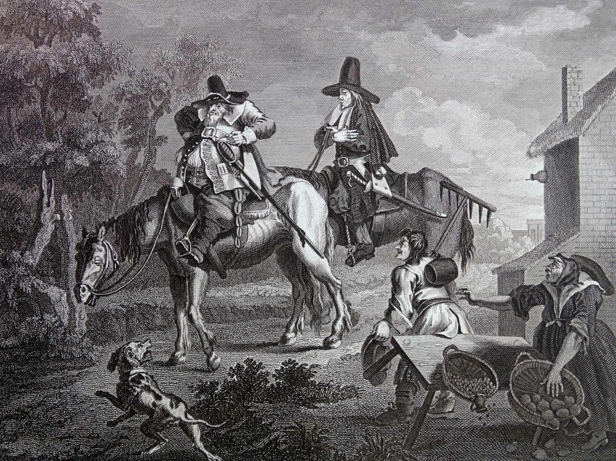 Frontispício de "Hudibras" de Samuel Butler de William Hogarth