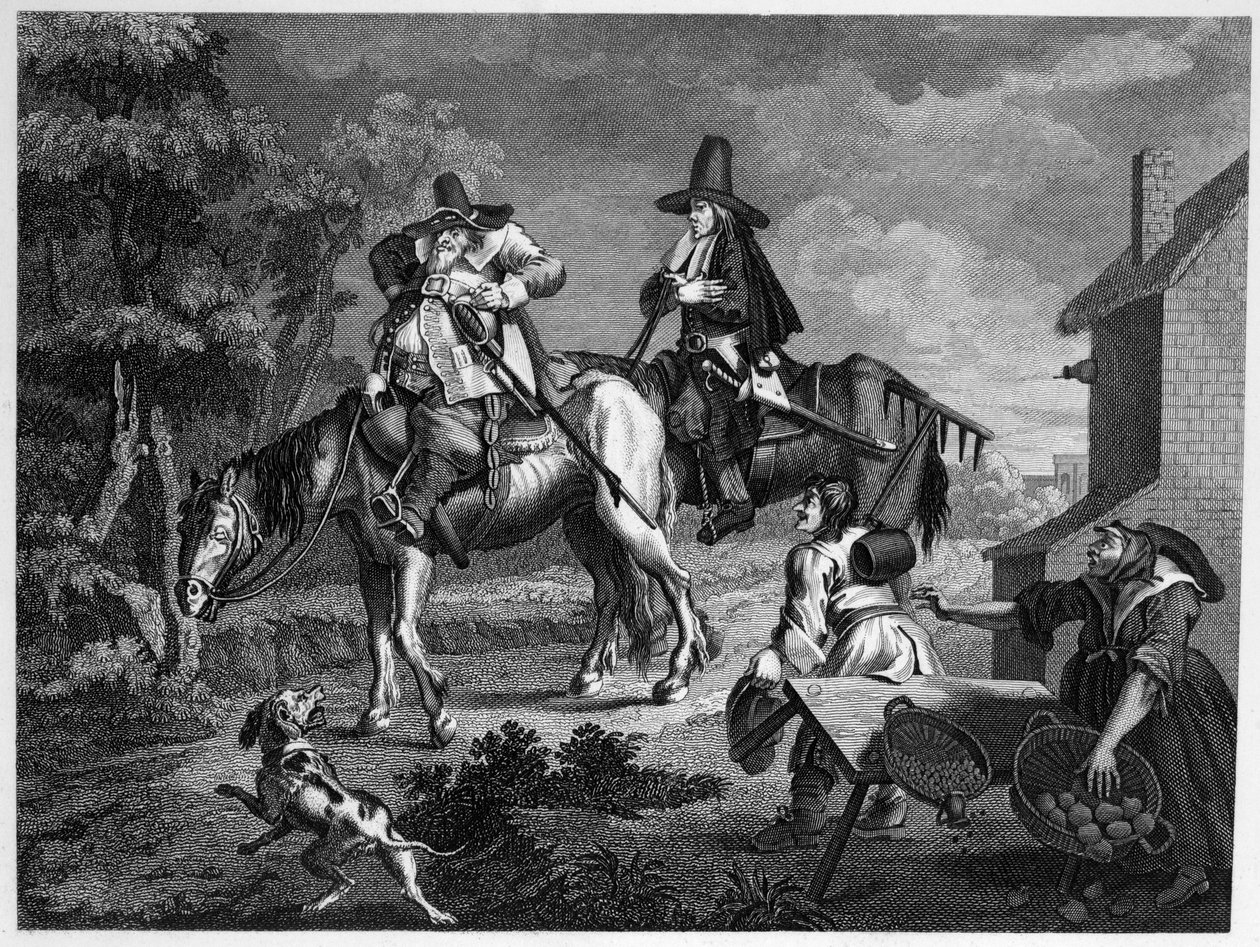 Hudibras Sallies Forth de William Hogarth