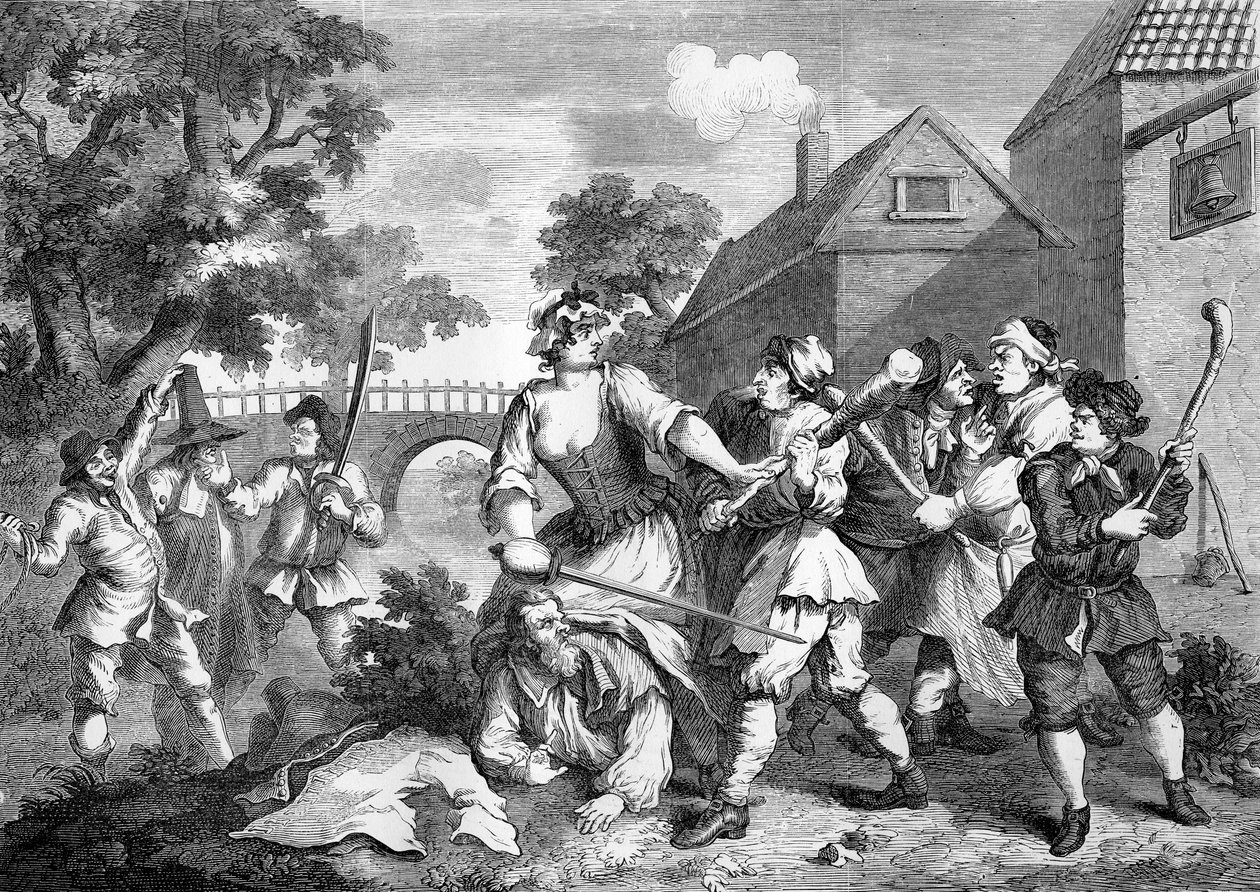 Hudibras por William Hogarth de William Hogarth