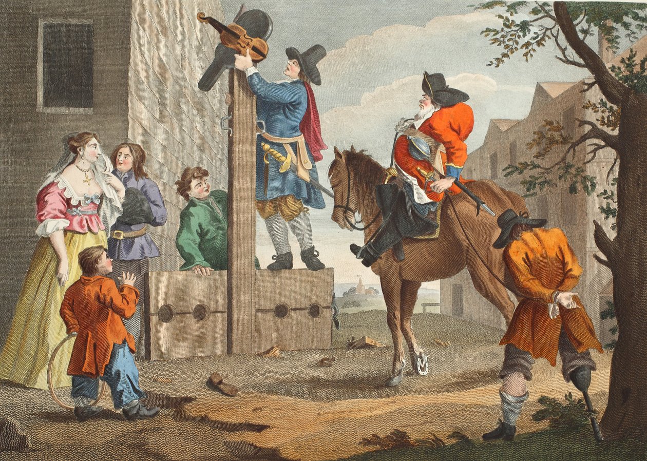 Hudibras liderando Crowdero in Triumph, de 
