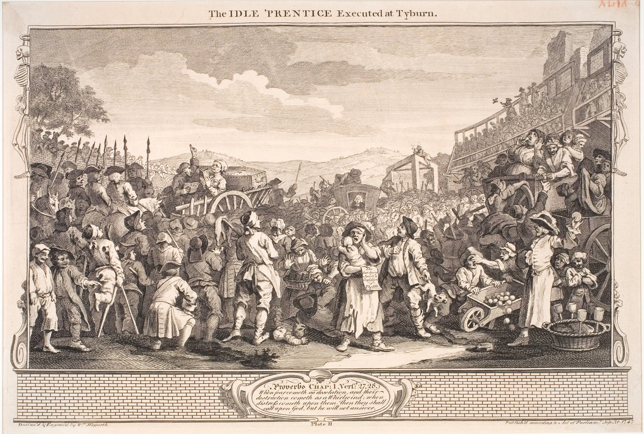 Indústria e ociosidade de William Hogarth
