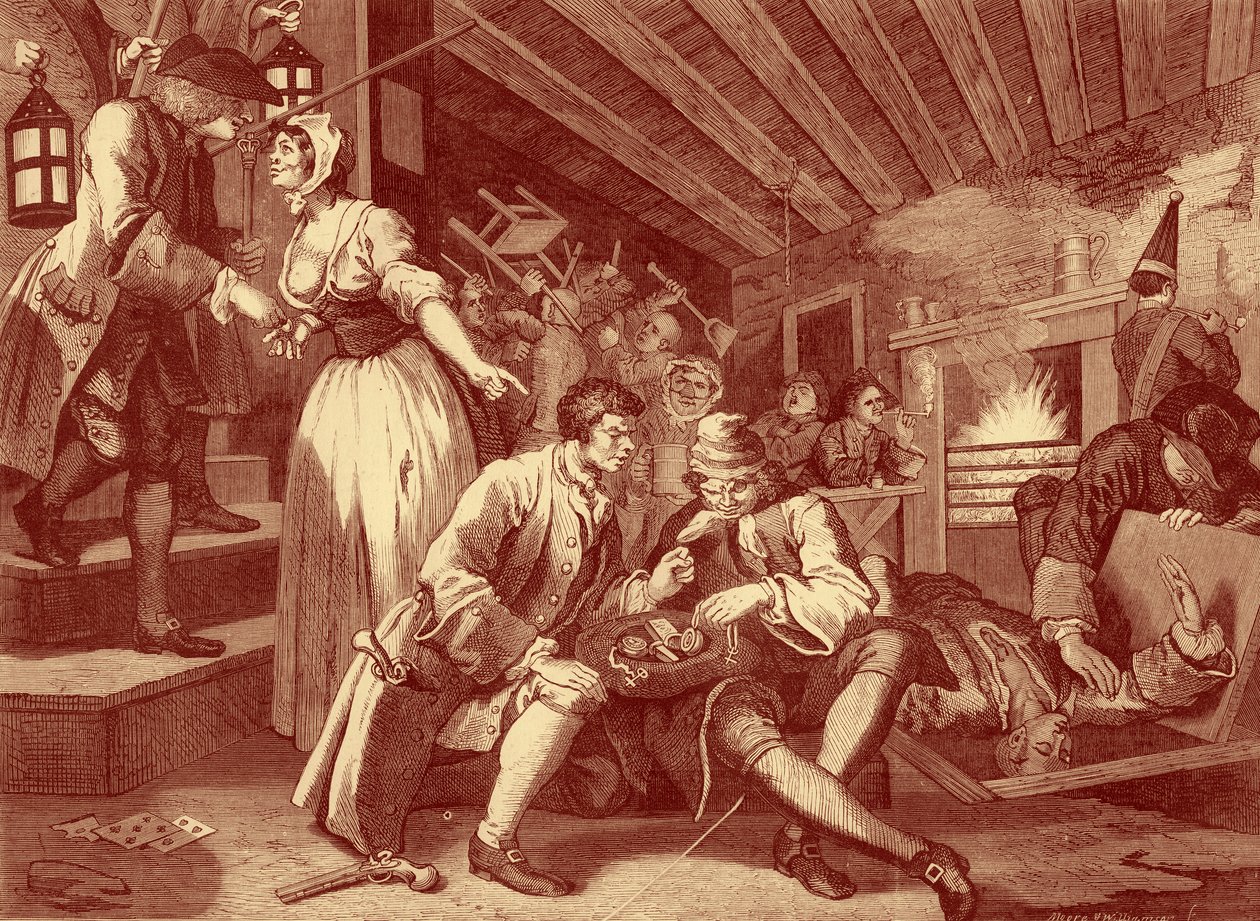 Indústria e Ociosidade por William Hogarth de William Hogarth
