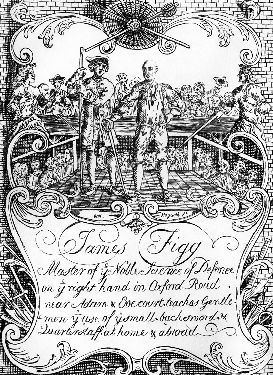 James Figg - publicitário de William Hogarth, c. 1729/30 de William Hogarth