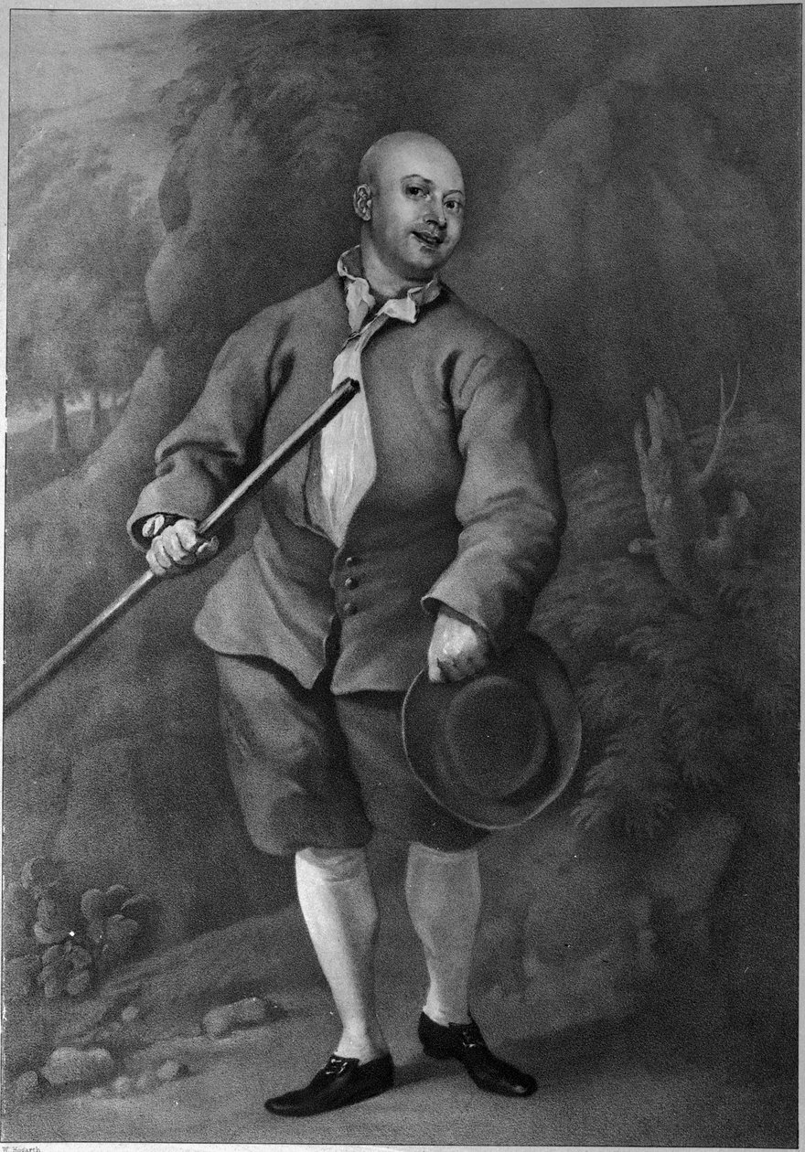 John Broughton, gravado por F. Ross, 1842 de William Hogarth