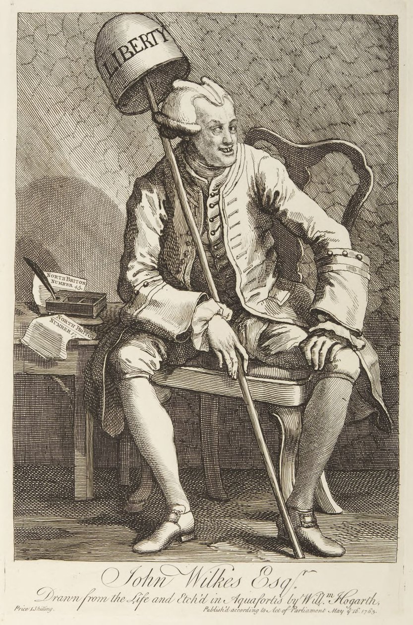 John Wilkes de William Hogarth