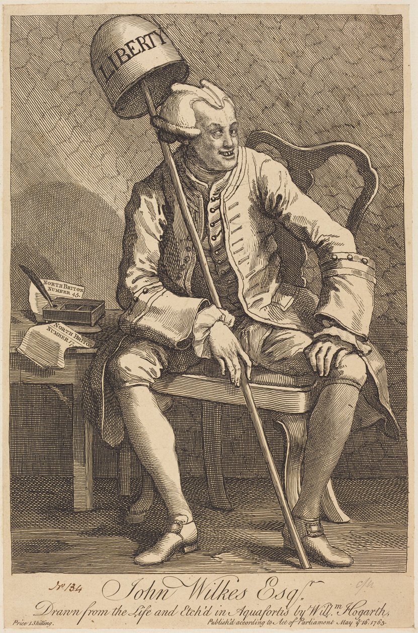 John Wilkes, Esq. de William Hogarth