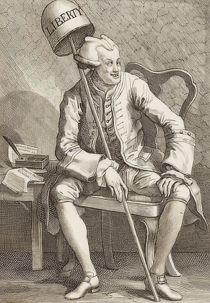 John Wilkes Esq. 1763 de William Hogarth
