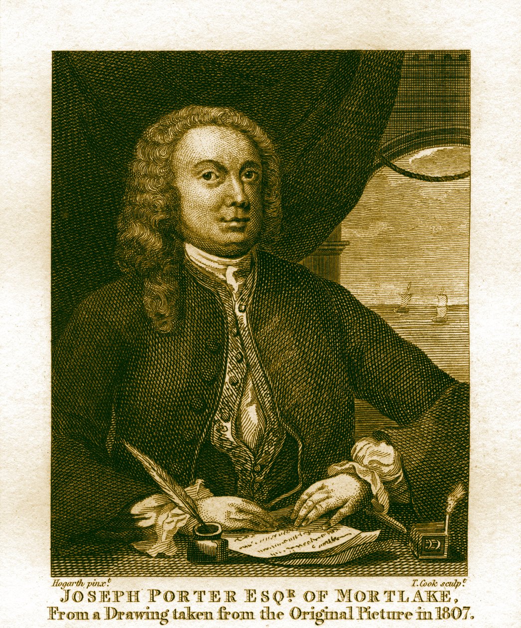 Joseph Porter por William Hogarth de William Hogarth