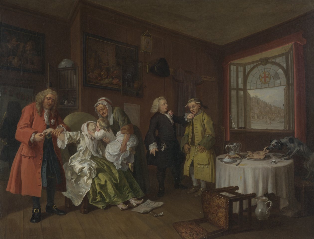 Casamento A-Fashion de William Hogarth