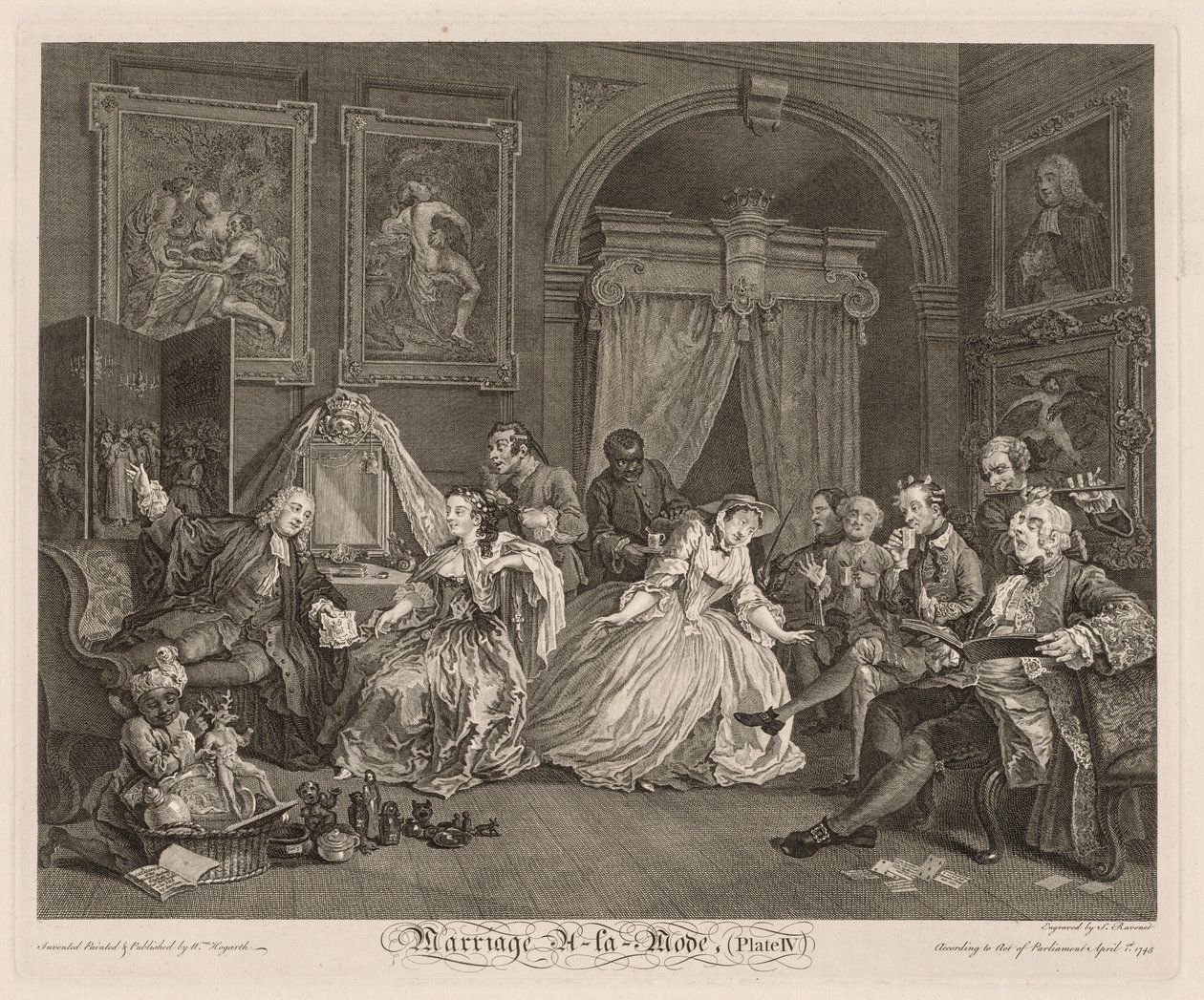 Casamento na moda: a cena do banheiro de William Hogarth