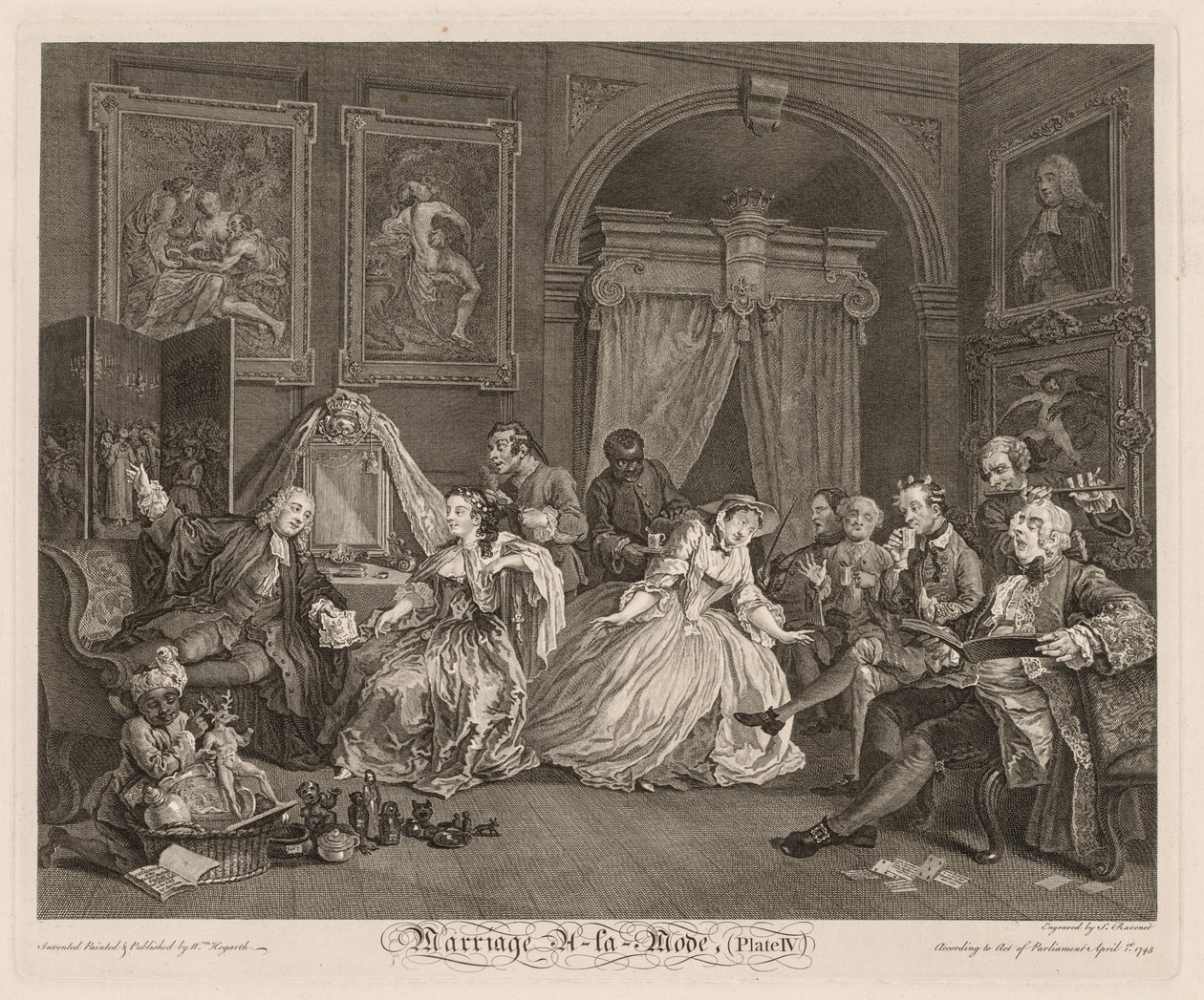 Casamento na moda: a cena do banheiro de William Hogarth