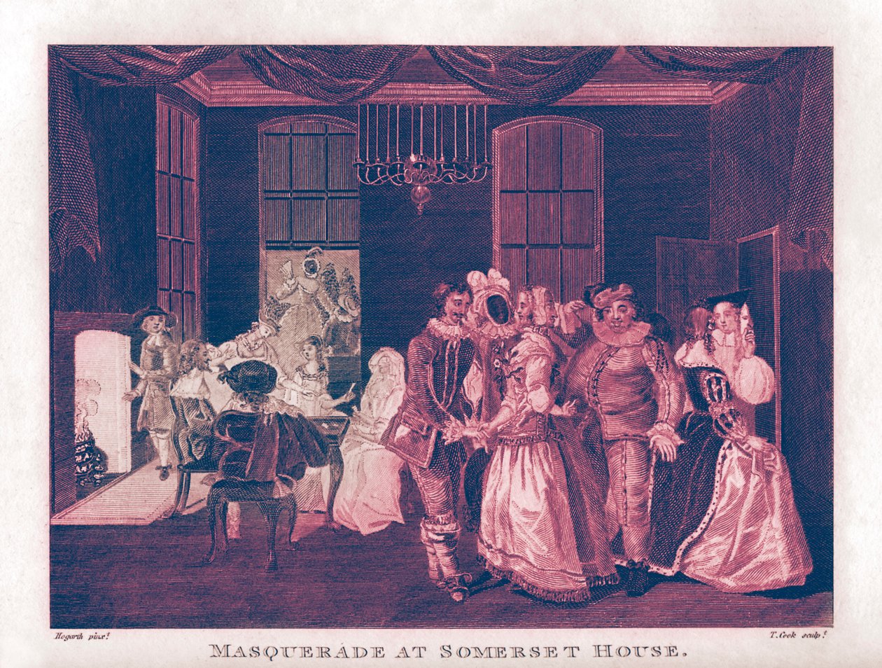 Máscara na Somerset House de William Hogarth de William Hogarth