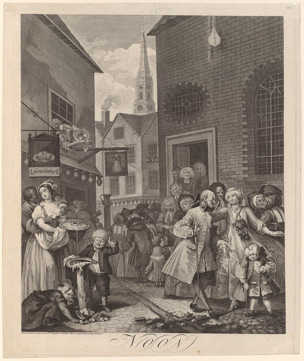 Meio-dia de William Hogarth