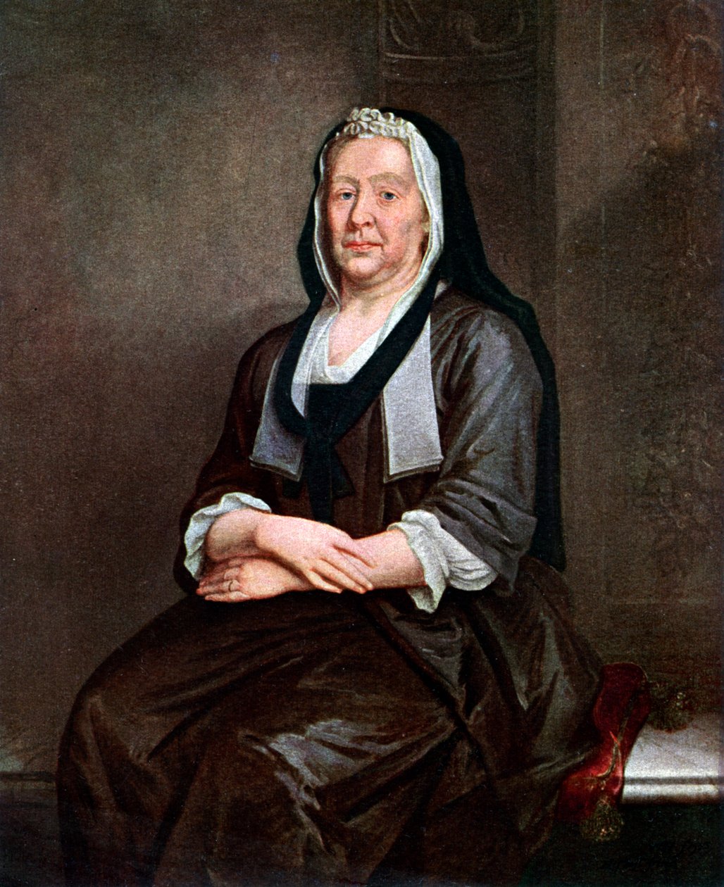 Sra. Richard Hogarth, mãe dos artistas, meados do século XVIII. de William Hogarth
