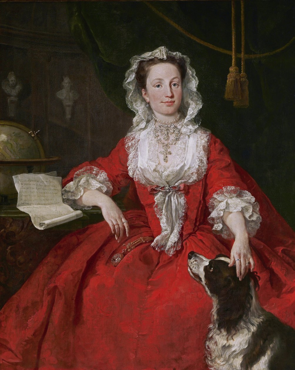 Retrato de Miss Mary Edwards de William Hogarth