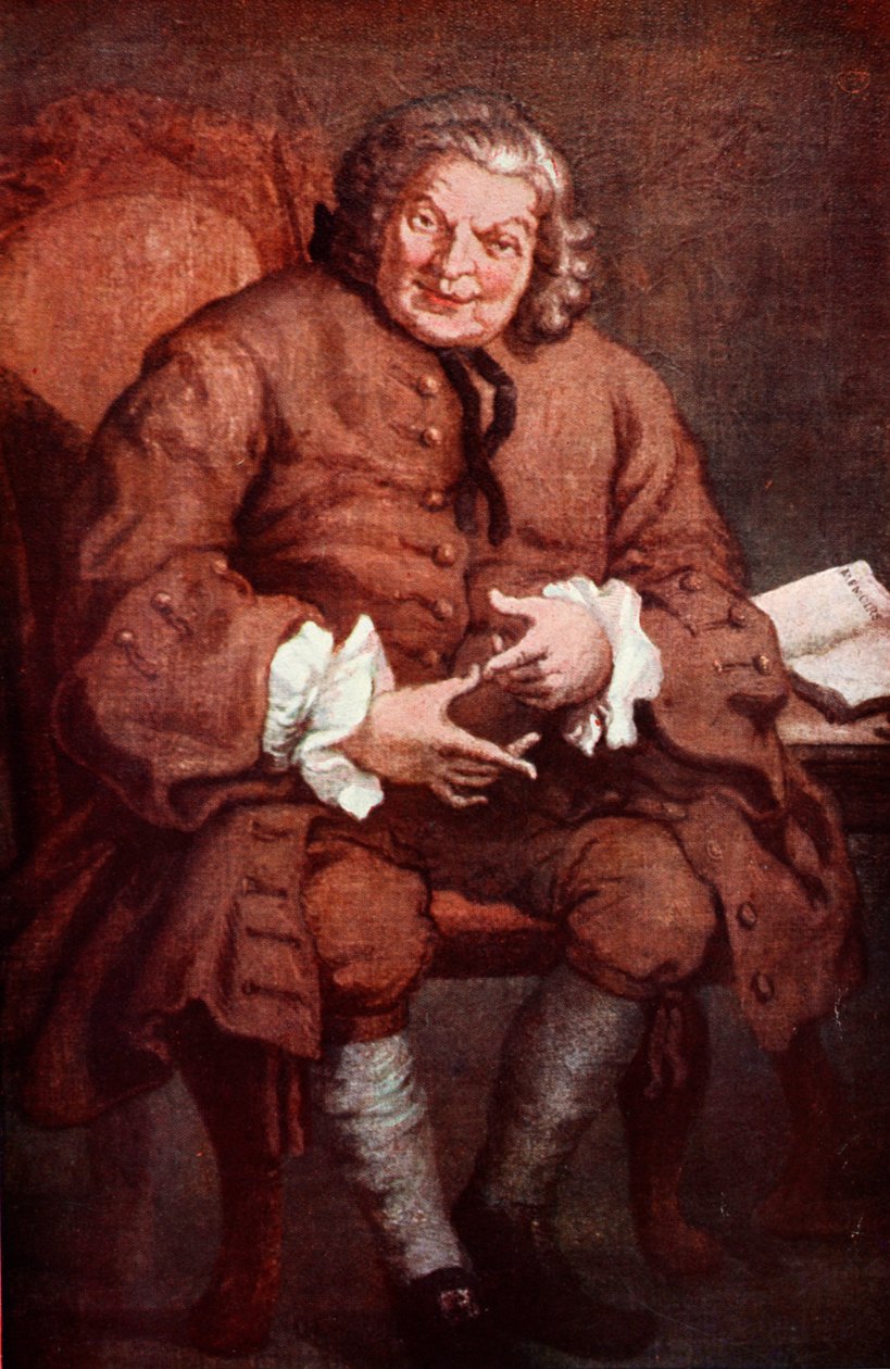 Retrato de Simon Fraser, Lord Lovat, ilustração de &39;Hutchinson&39;s Story of the British Nation&39;, c.1923 de William Hogarth