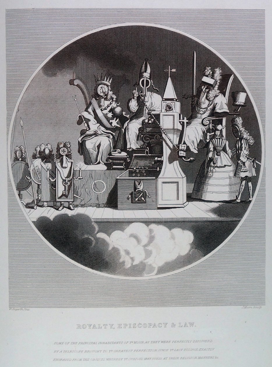Realeza, Episcopado e Direito de William Hogarth