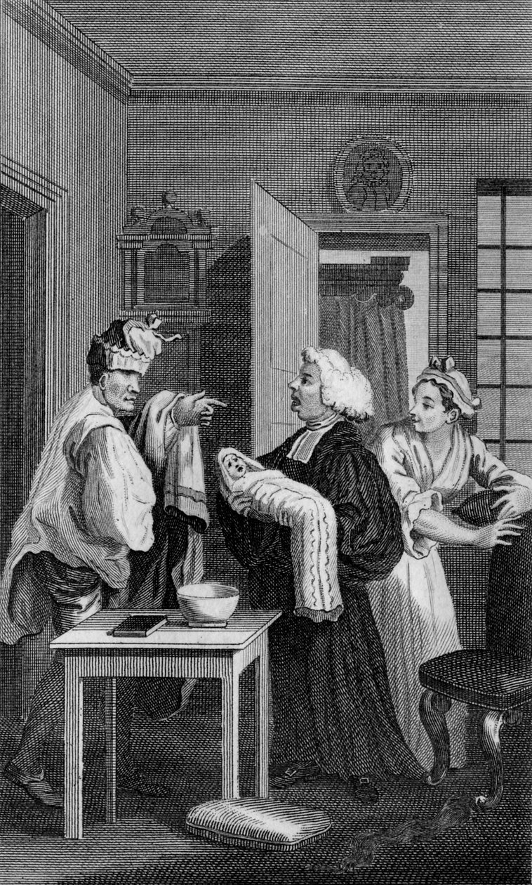 Segundo frontispício para Tristram Shandy por William Hogarth de William Hogarth