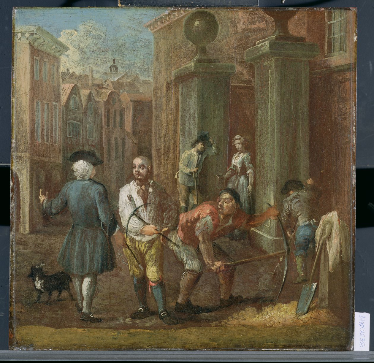 Assine por um Paviour, c.1725 de William Hogarth