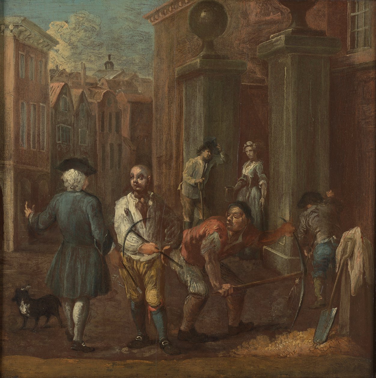 Assinatura para um paviour de William Hogarth