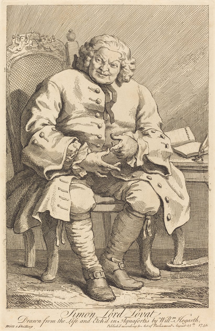 Simon Lord Lovat de William Hogarth