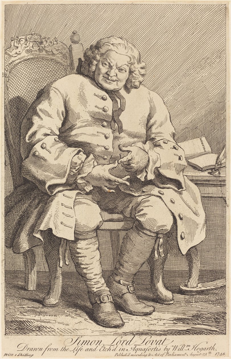 Simon Lord Lovat de William Hogarth