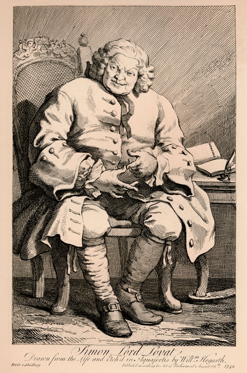 Simon, Lord Lovat, 1746 de William Hogarth