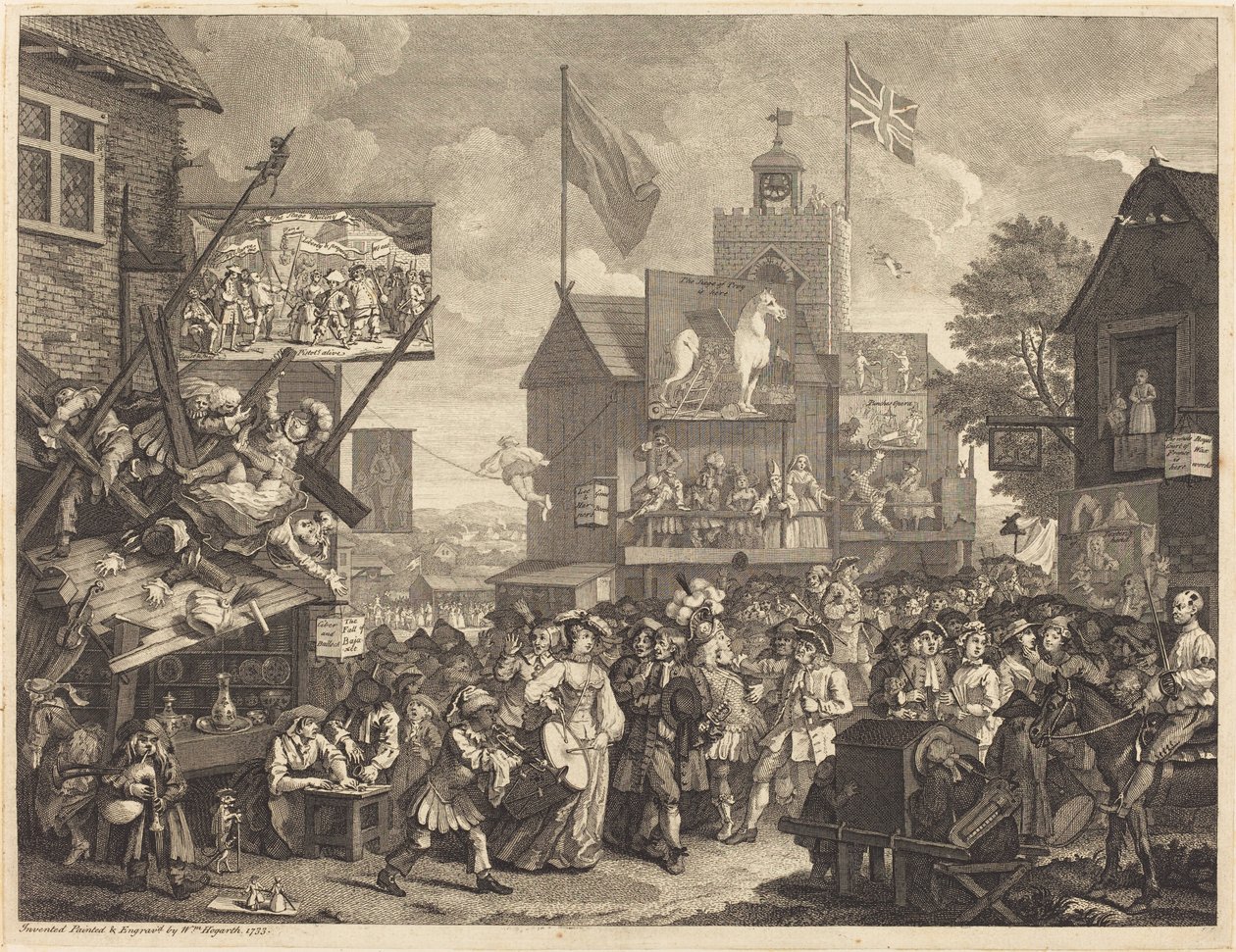 Feira de Southwark de William Hogarth