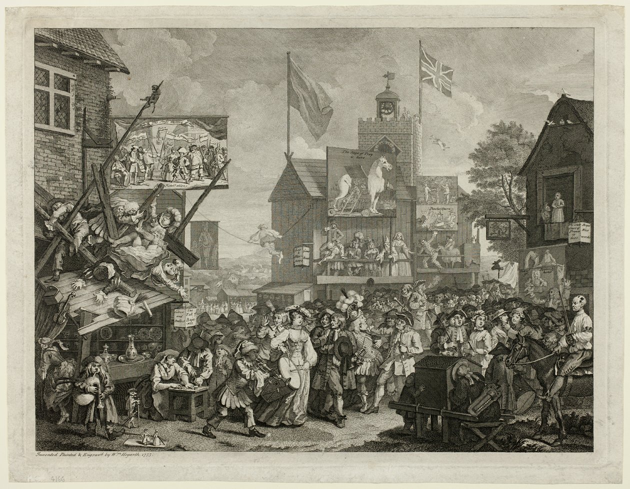 Feira de Southwark de William Hogarth